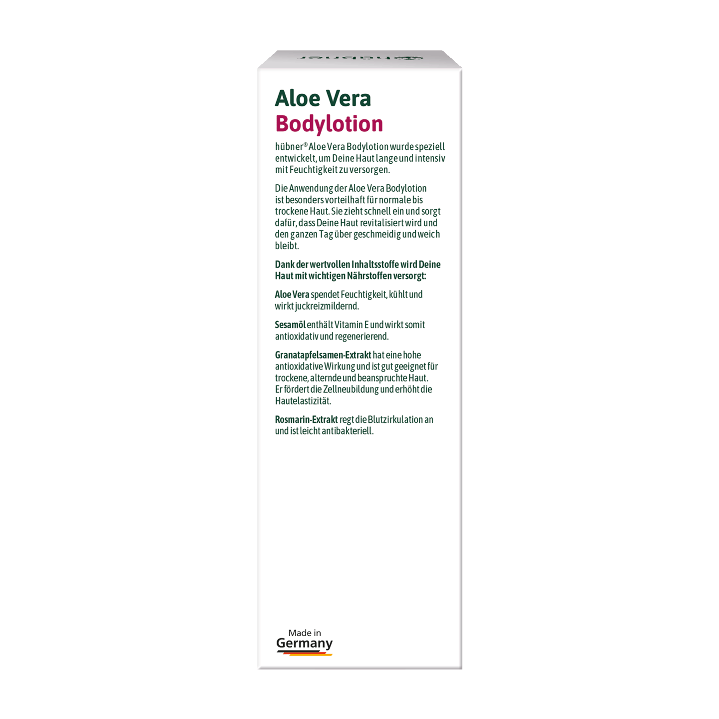 hübner® Aloe Vera Bodylotion