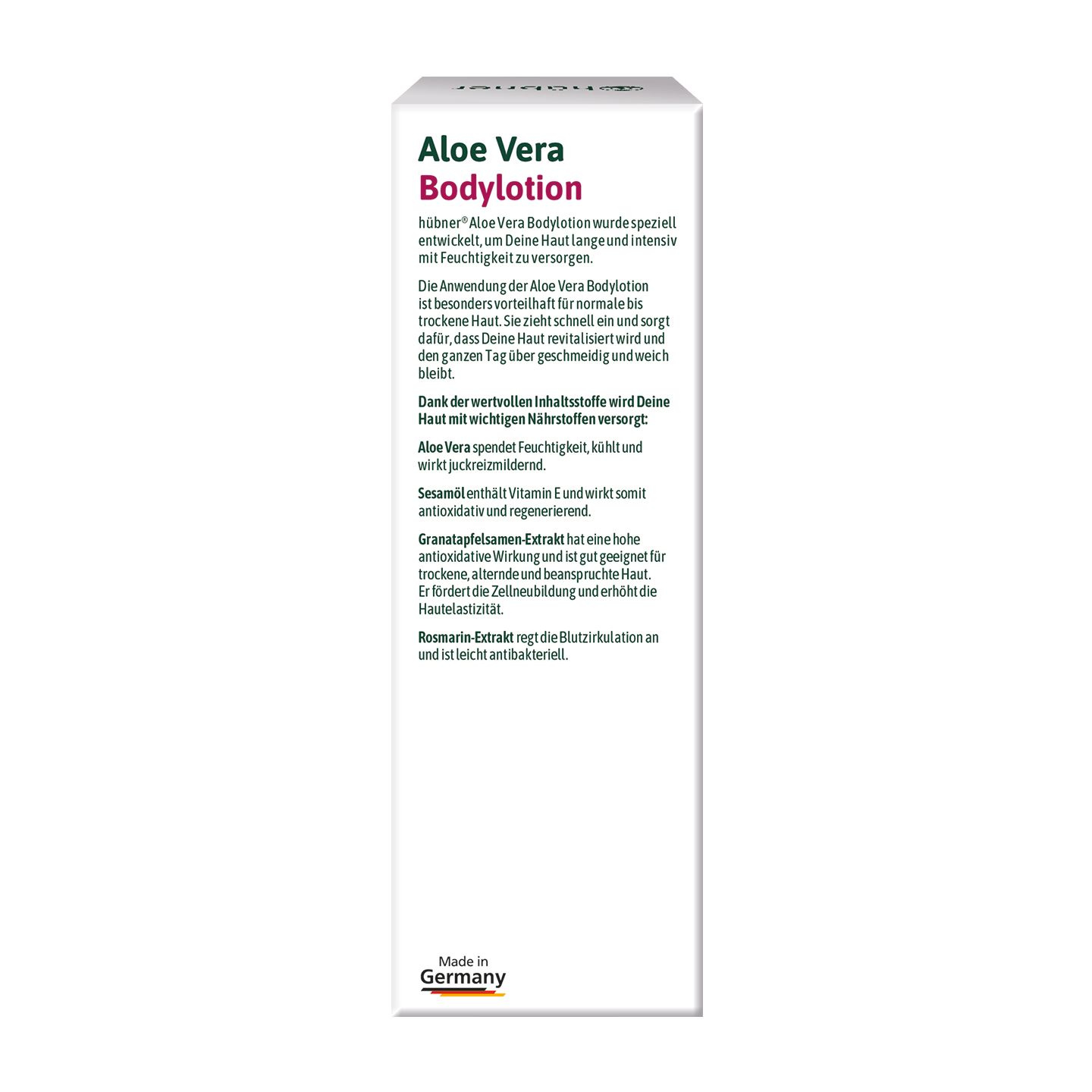 hübner® Aloe Vera Bodylotion
