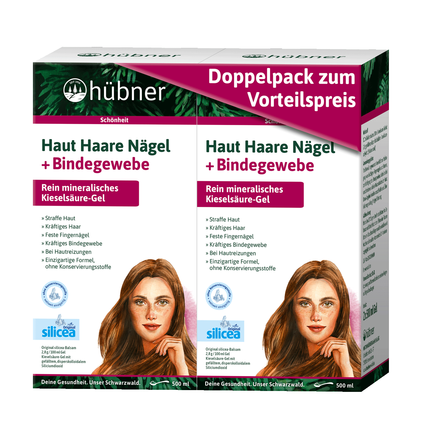  hübner® Haut Haare Nägel + Bindegewebe Doppelpack