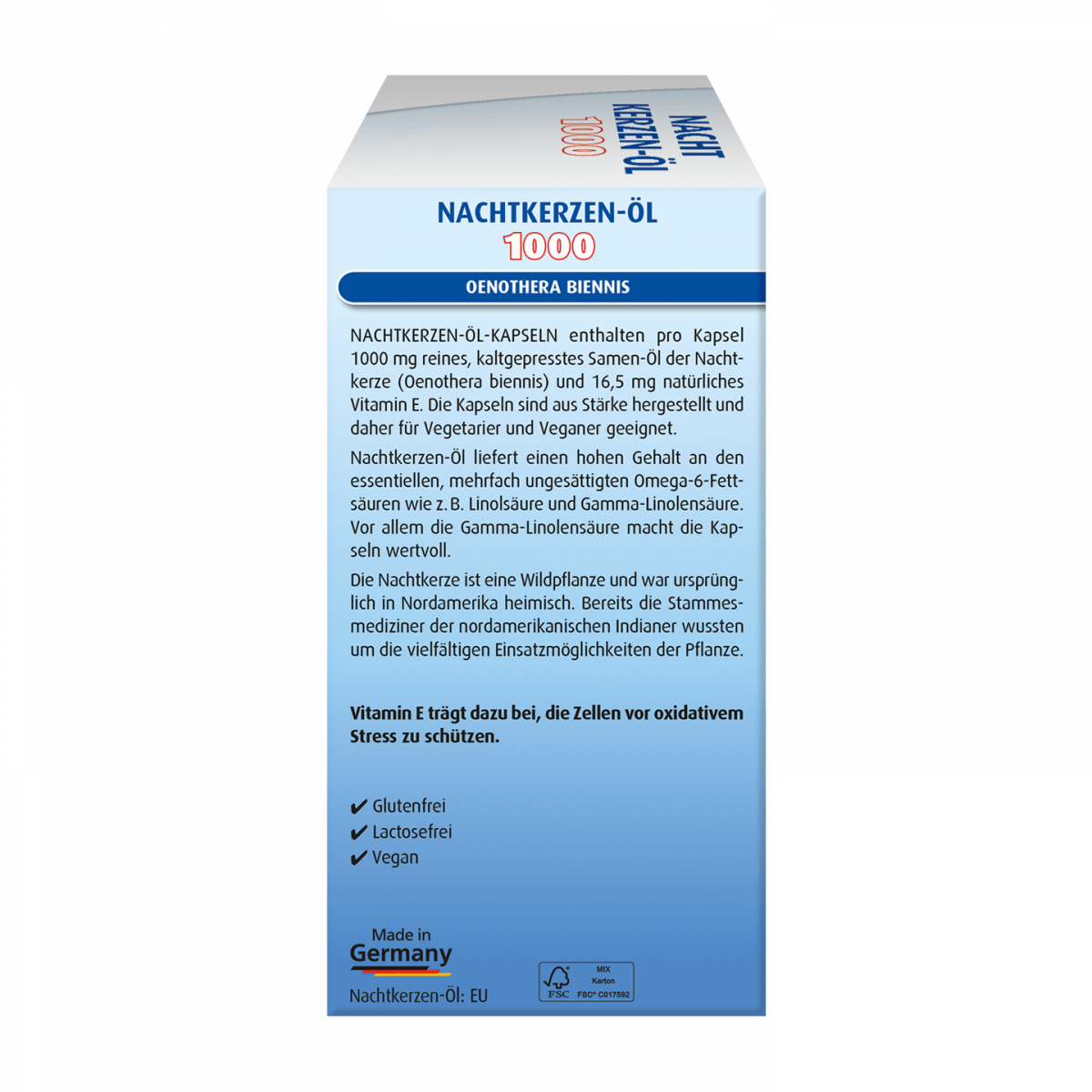 Nachtkerzen-Öl Kapseln 500 mg